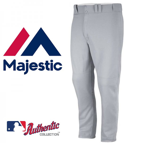 Pro Majestic Flex Base Baseball Pants GREY